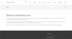 Desktop Screenshot of habysbakery.com