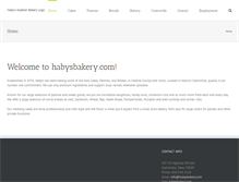 Tablet Screenshot of habysbakery.com